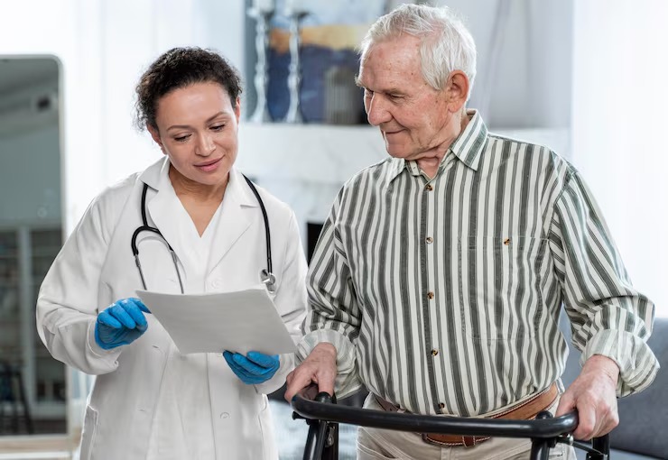 Consulta médica de seguimiento del programa de dolor crónico
